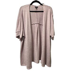Torrid size 3 lavender 3/4 sleeve open cardigan sweater tunic